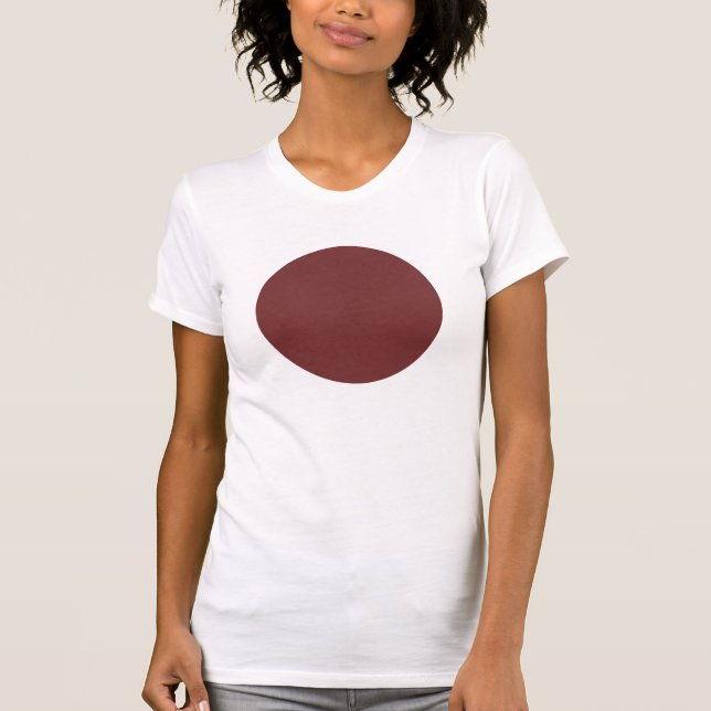 Simple Circle - Dark Brown T-Shirt (Front)