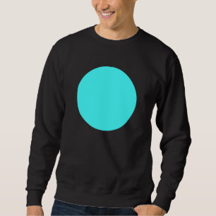 Simple Circle - Ice Blue Sweatshirt
