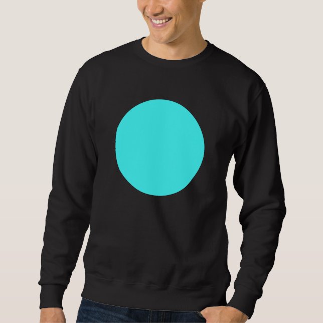Simple Circle - Ice Blue Sweatshirt (Front)