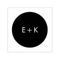 Simple Circle Monogram Stamp