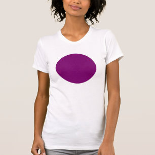 Simple Circle - Plum T-Shirt