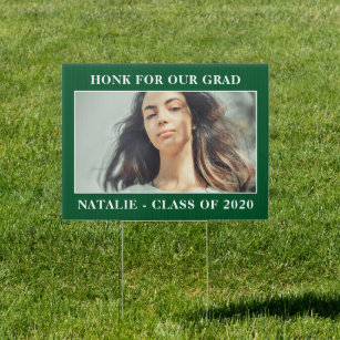 Simple Class of 2020 Graduate Yard Garden Sign
