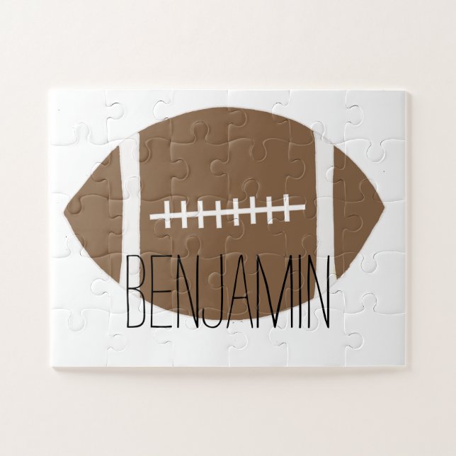 Simple Classic Football Puzzle (Horizontal)