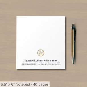 Simple Classic Notepad Custom Logo