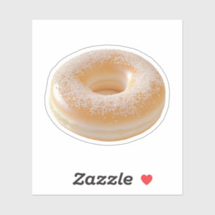 Simple Classic Sugar-Dusted Doughnut