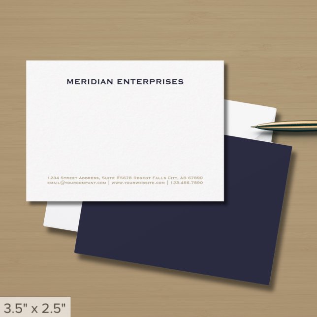 Simple Classic Typographic Business Card (Creator Uploaded)
