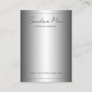 Simple Classy Minimalist Jewellery Display Card