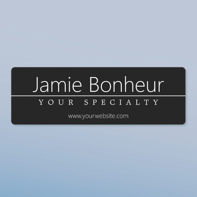 Simple Classy White Text on Black (Creator Uploaded)