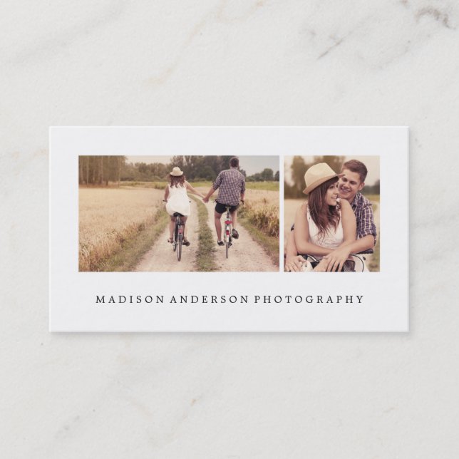 Simple & Clean 3 | Photography Business Cards (Front)
