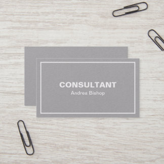 Simple Clean Frame Classic Business Card