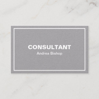 Simple Clean Frame Classic Business Card