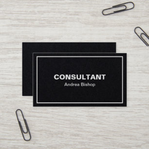 Simple Clean Frame Classic Business Card