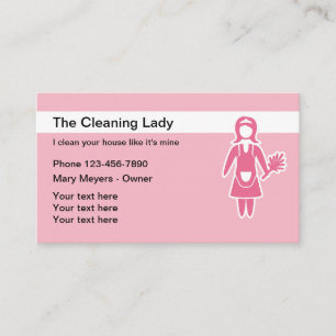 Simple Cleaning Services Business Card