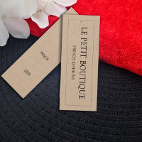 Simple Clothing  Boutique  Kraft Swing Price Tag