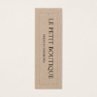 Simple Clothing  Kraft Hanging display Price Tag
