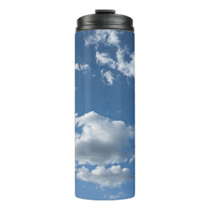 Simple clouds thermal tumbler