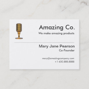 Simple Co-Founder & Founder Logo Professional Business Card