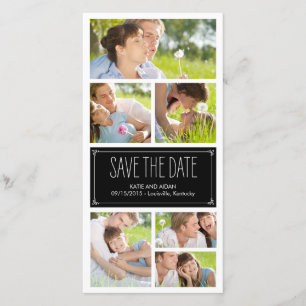 Simple Collage Save The Date Photo Cards