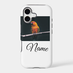 Simple colorful animal add name photo custom throw