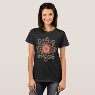 Simple Colorful Dot Mandala T-Shirt