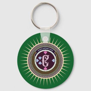SIMPLE COLORFULL MODERN GIFT DAUGHTER SISTER MOM KEY RING