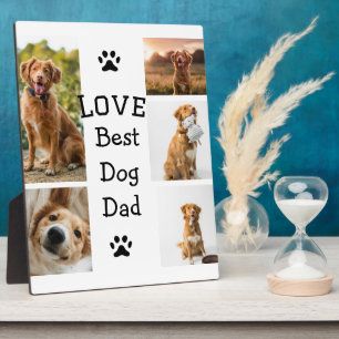 Simple colourful animal add name photo collage plaque