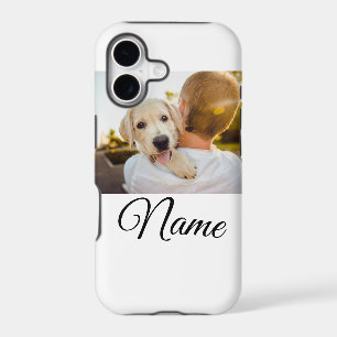 Simple colourful animal add name photo custom thro