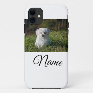Simple colourful animal add name photo custom thro iPhone 11 case