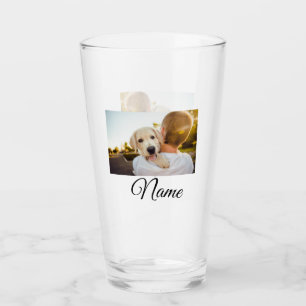 Simple colourful animal add name photo custom thro glass