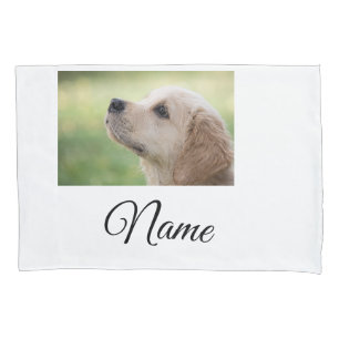 Simple colourful animal add name photo custom thro pillowcase