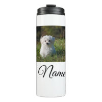 Simple colourful animal add name photo custom thro