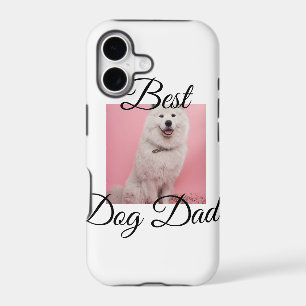 Simple colourful animal add name photo dog Dad gif