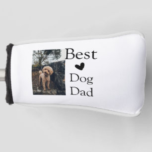 Simple colourful animal add name photo dog dad gif golf head cover