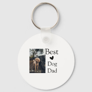 Simple colourful animal add name photo dog dad gif key ring