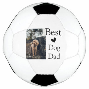 Simple colourful animal add name photo dog dad gif soccer ball
