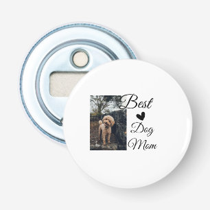 Simple colourful animal add name photo dog mum gif bottle opener