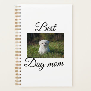 Simple colourful animal add name photo dog mum gif planner
