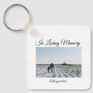 simple colourful minimal loving memory sympathy key ring