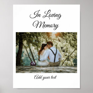 simple colourful minimal loving memory sympathy poster
