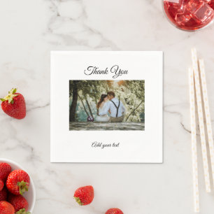simple colourful minimal thank you add your text c napkin