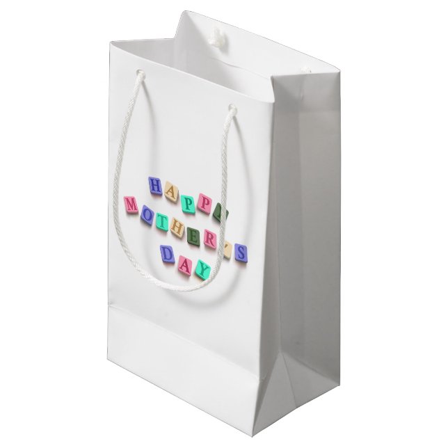 Simple Colourful Mother's Day Tiles | Gift Bag (Front Angled)
