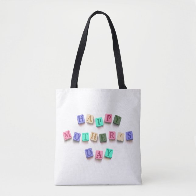 Simple Colourful Mother's Day Tiles | Tote Bag (Front)