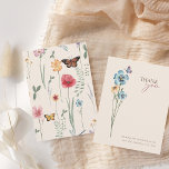 Simple Colourful Wildflower Floral Wedding Thank You Card<br><div class="desc">Simple Colourful Wildflower Floral Wedding Thank You Card - Minimalist Botanical Elegance with a Whimsical Touch. Celebrate love's bloom with our charming wedding thank you cards featuring a simple yet vibrant display of colourful wildflowers. The minimalist design captures the essence of natural beauty, allowing the wildflowers to take centre stage...</div>