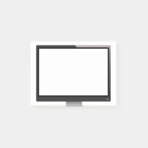 Simple Computer Monitor Design Post-it Notes