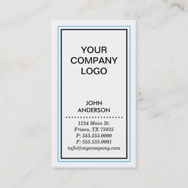 Simple Contemporary Business Card (Front)