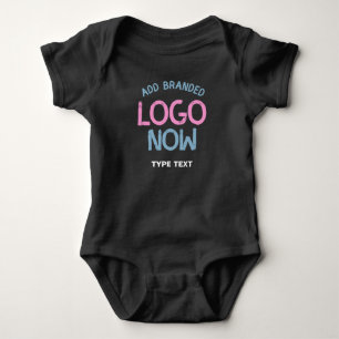 SIMPLE CONTEMPORARY CLEAN BLACK FASHIONABLE CLIENT BABY BODYSUIT
