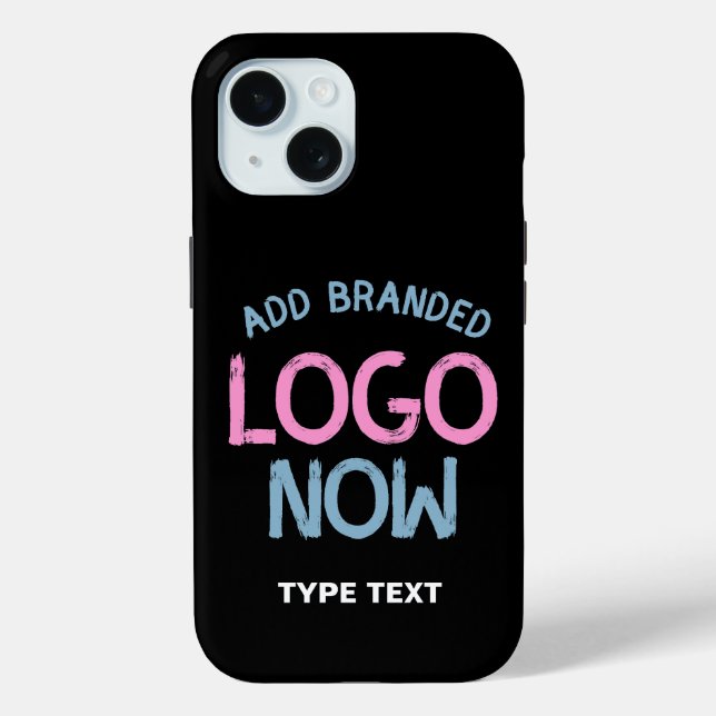 SIMPLE CONTEMPORARY CLEAN BLACK FASHIONABLE CLIENT Case-Mate iPhone CASE (Back)