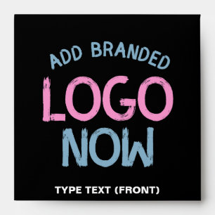 SIMPLE CONTEMPORARY CLEAN BLACK FASHIONABLE CLIENT ENVELOPE