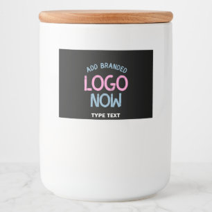 SIMPLE CONTEMPORARY CLEAN BLACK FASHIONABLE CLIENT FOOD LABEL