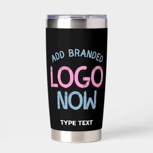 SIMPLE CONTEMPORARY CLEAN BLACK FASHIONABLE CLIENT INSULATED TUMBLER